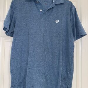 Chaps Heather Blue Polo Shirt